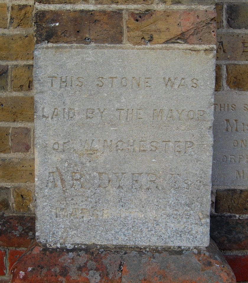 Former Primitive Methodist Chapel, The Dean, Alresford (July 2019) (Foundation Stones) (2)
