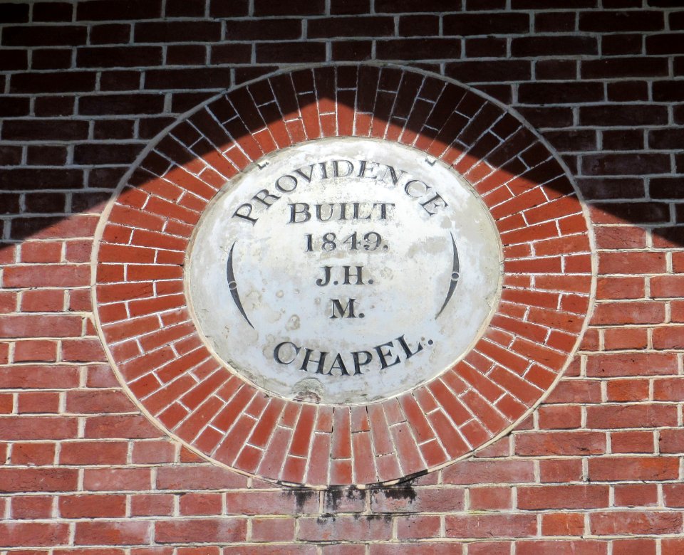 Former Providence Chapel, Hadlow Down (June 2015) (Datestone)