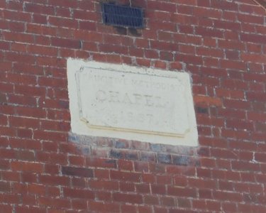 Former Primitive Methodist Chapel, Weston Colley Way, Micheldever (May 2021) (Datestone)