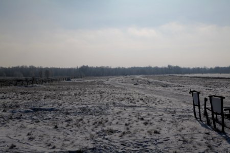 Ferbitzer Bruch Döberitzer Heide round trail with snow 2021-02-14 31