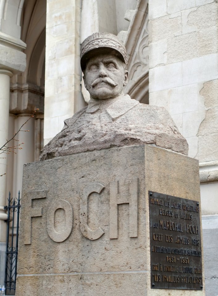Ferdinand Foch by Pierre de Soete - Brussels, Belgium - DSC06974