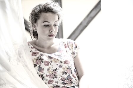 Girl model portrait