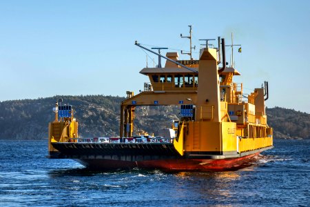 Ferry Gullbritt leaving Finnsbo ferry terminal 2