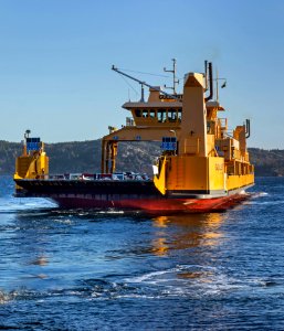 Ferry Gullbritt leaving Finnsbo ferry terminal 1