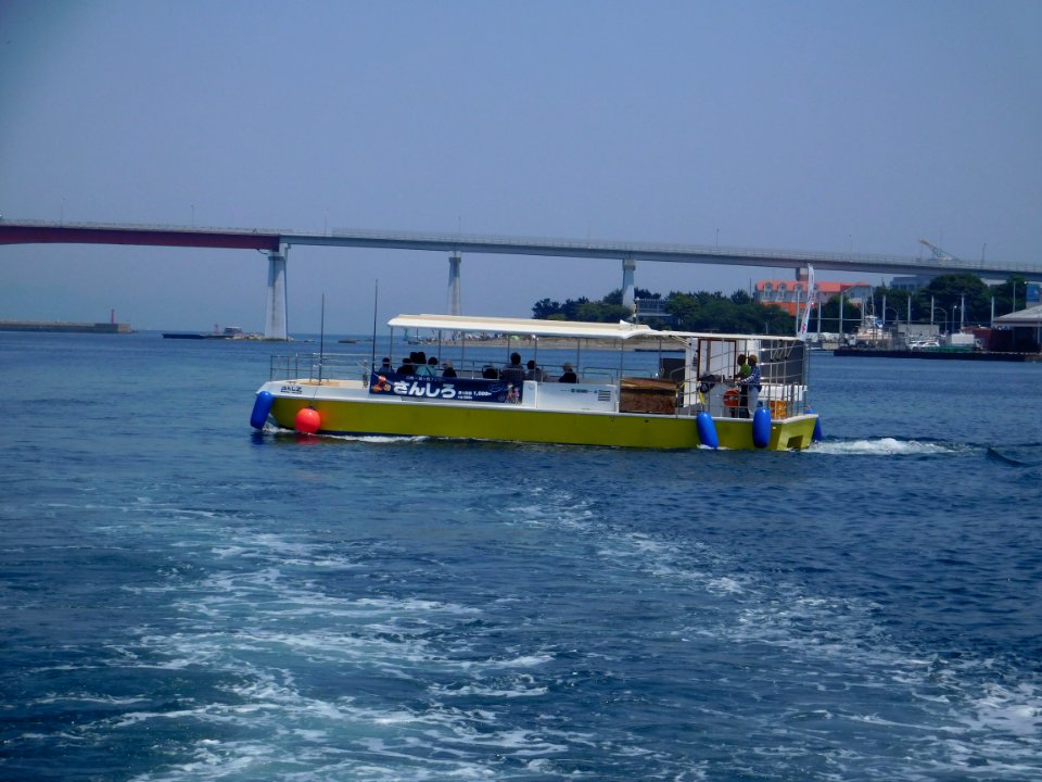 Ferry Sanshiro between Jyogashima and port of Misaki