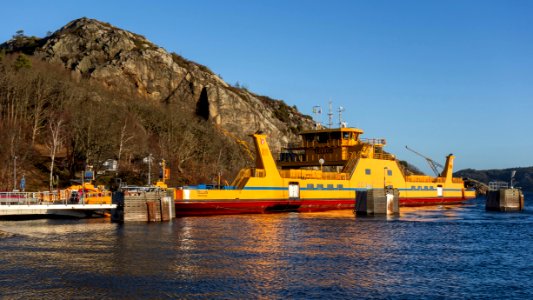 Ferry Tellus in Finnsbo ferry terminal 7