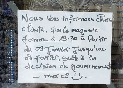 Fermeture dépanneur couvre-feu au Québec (Covid-19)