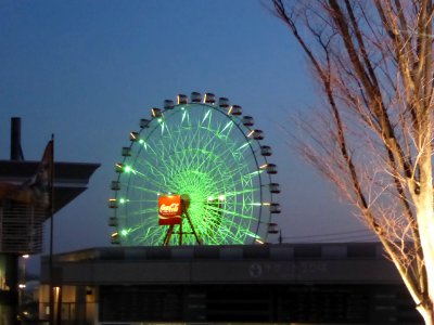 Ferris wheel at SUZUKA CIRCUIT at night