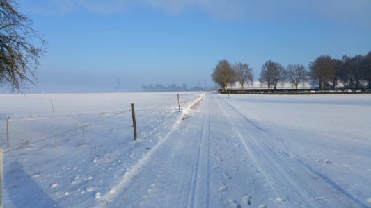 Feldweg Ettringen - Winter 2017