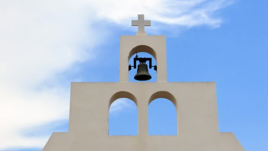 Architecture white belfry