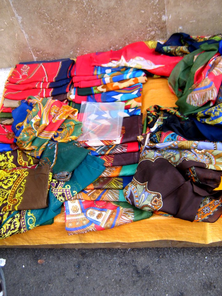 Female headwear Peddler - near Bank Refah - Iran sq - Nishapur 08