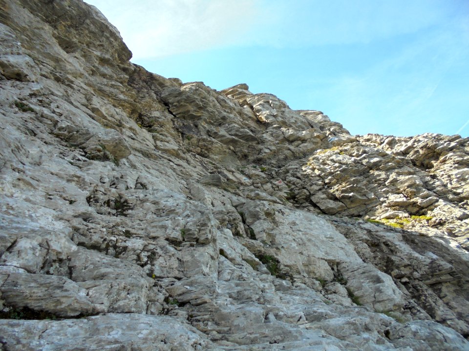 Felspassage auf dem Weg zur Guggihütte