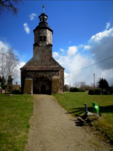 Feldsteinkirche Rahnsdorf -Westfassade, frontal- 2015