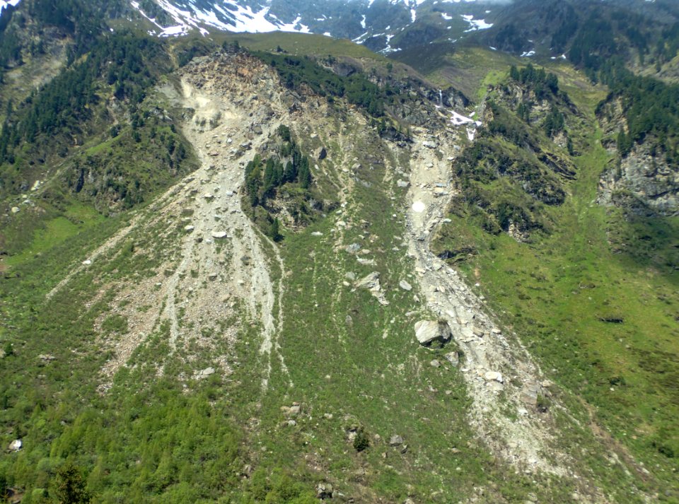 Felssturzgebiet Voldertal