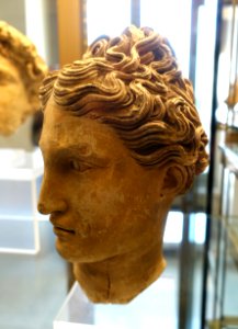 Female head in high relief, from Antonio Canova's collection, terracotta, inv. 13749 - Museo Gregoriano Etrusco - Vatican Museums - DSC01146