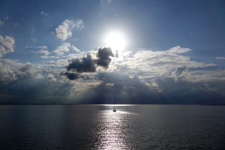Sunbeam dark backlighting