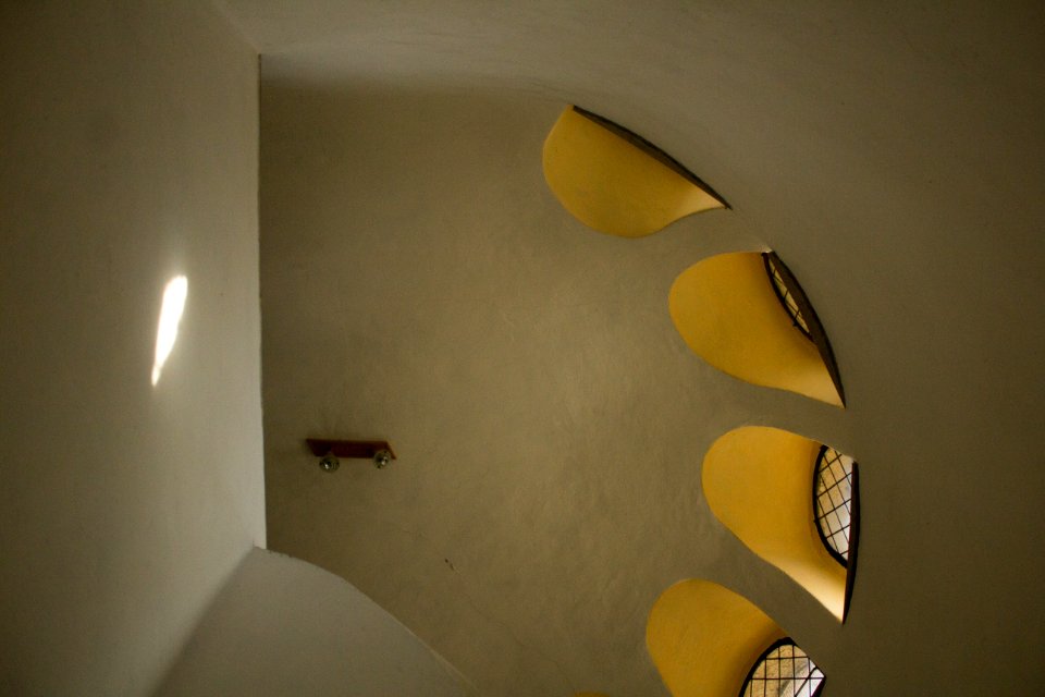 Fenster über Treppenhaus, Heilig-Geist-Kirche (Görlitz)