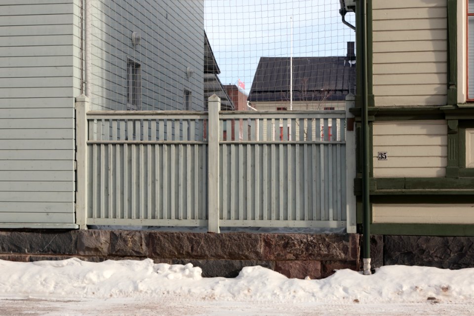 Fence Kajaanintulli School Oulu 20210320