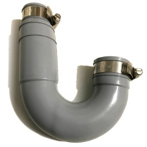 Fernco PVC Drain Trap J-Bend-white copy
