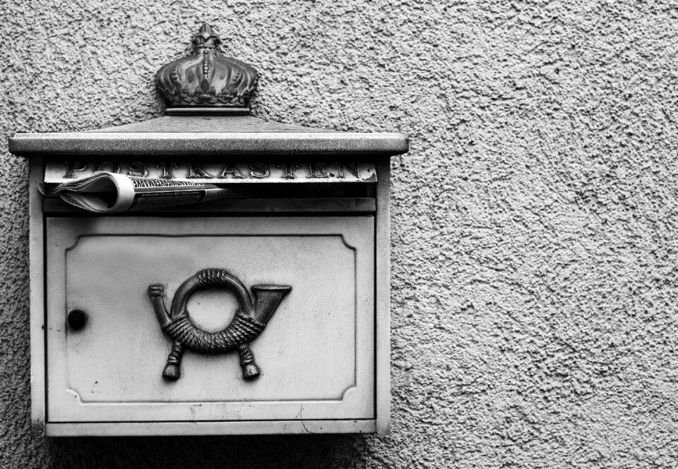 Letter boxes metal post mail box