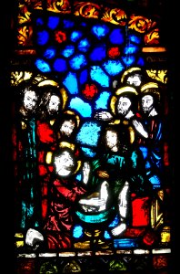 Fenster Fußwaschung Apostel Santa Maria del Mar