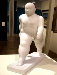 Fernando Botero - Uomo che cammina (2007)