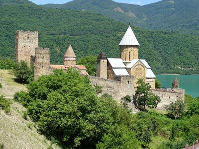 Georgian military road church middle ages