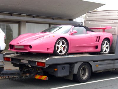 Ferrari pink