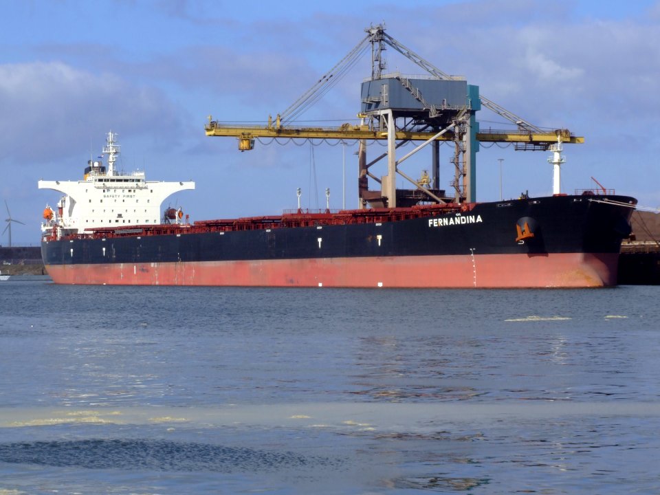 Fernandina IMO 9353620 at Port of Amsterdam, Holland 04-Apr-2007