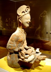 Female banquet chef, Sichuan province, China, Eastern Han dynasty, 1st-2nd century AD, earthenware - Portland Art Museum - Portland, Oregon - DSC08540