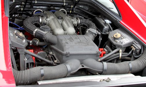 Ferrari 348 GTB engine room