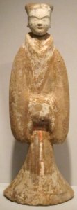 Female attendant, Han dynasty, earthenware with traces of polychrome, Honolulu Museum of Art, III photo