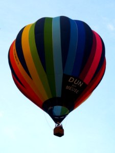 F-HBAJ hot air balloon take-off at Metz, France, pic