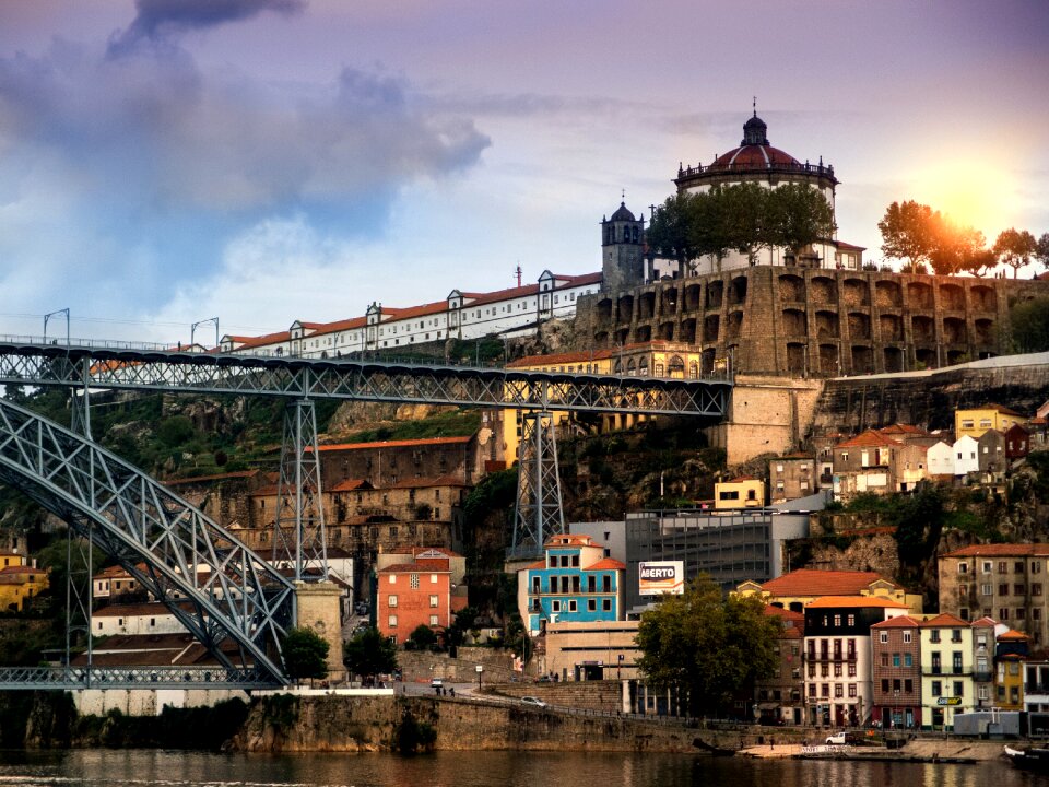 Portugal boats clouds