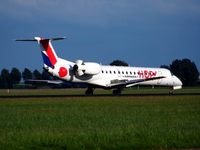 F-GUBE, landing at Schiphol (AMS - EHAM), The Netherlands, 06May2014 pic4