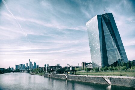 Skyline skyscraper finance