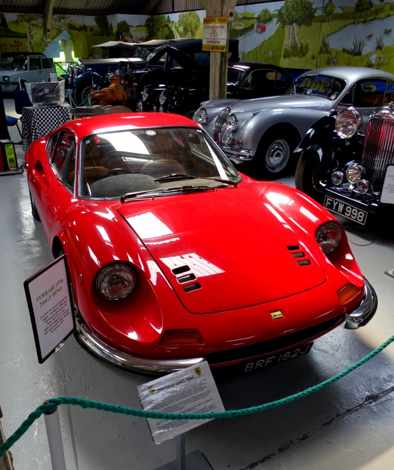 Ferrari 246GT Dino 1970 - Bentley Wildfowl and Motor Museum - Halland, East Sussex, England - DSC05814