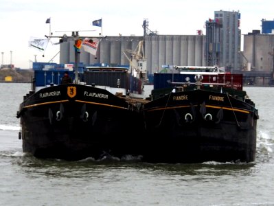 Fiandre ENI 06001396 & Flaumandrum (ship, 1965) ENI 06001602 Boudewijnsluis Port of Antwerp pic4