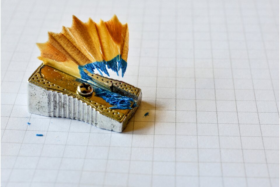 School education colored pencil