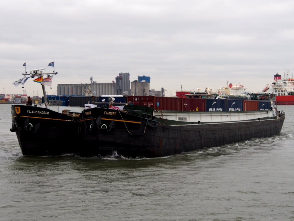 Fiandre ENI 06001396 & Flaumandrum (ship, 1965) ENI 06001602 Boudewijnsluis Port of Antwerp pic6