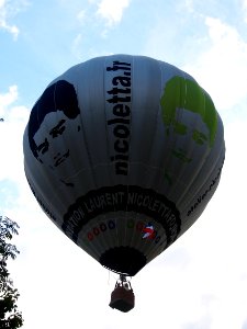 F-HALN hot air balloon take-off at Metz, France, pic1