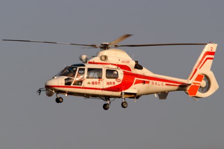 FFPB-Aerospatiale AS365N2 Dauphin 2-JA119F-Fukuoka airport-20081212-154552