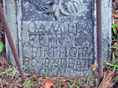 Ferrari (Camilla), Chartiers Cemetery, 2015-10-04, 02