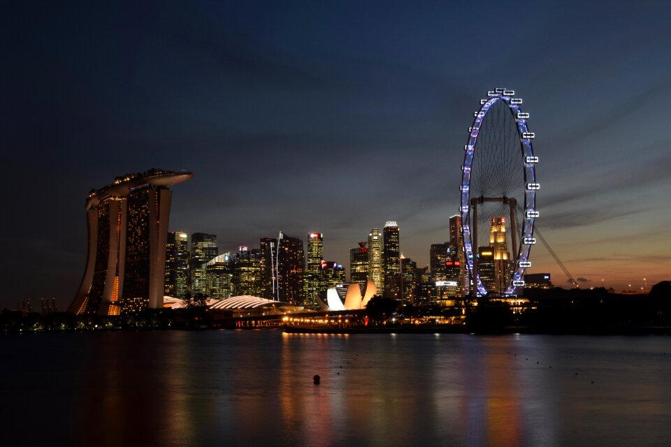 Singapore river garden bay
