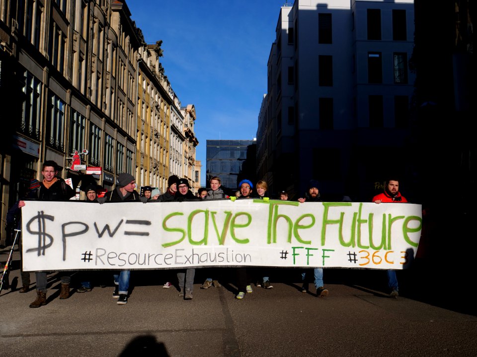 FFF 36C3 Demonstration Leipzig 2019-12-29 16