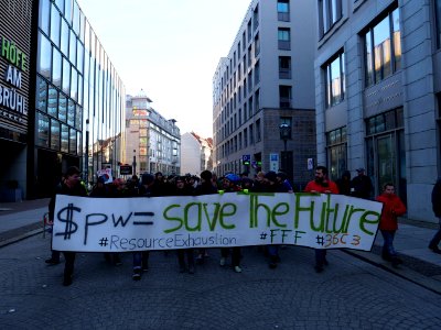 FFF 36C3 Demonstration Leipzig 2019-12-29 13