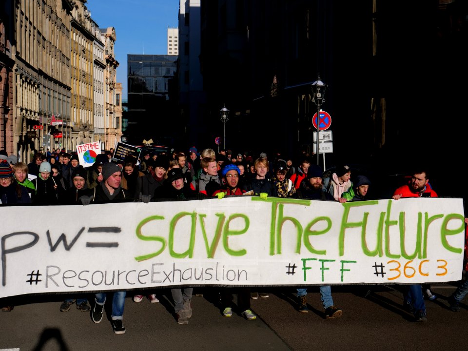 FFF 36C3 Demonstration Leipzig 2019-12-29 20