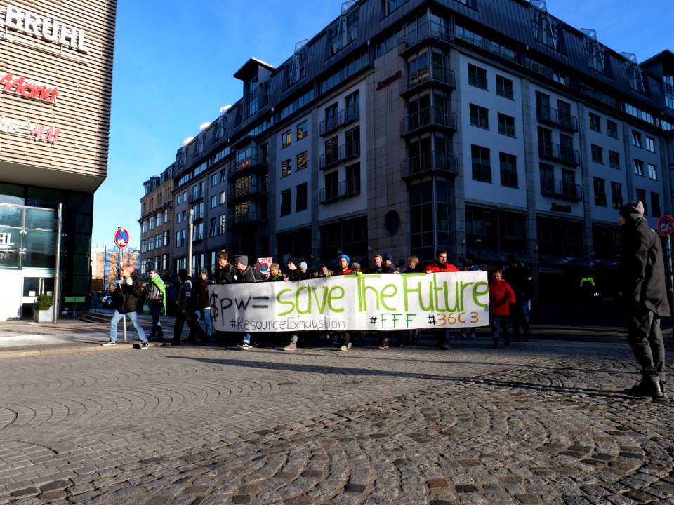 FFF 36C3 Demonstration Leipzig 2019-12-29 11