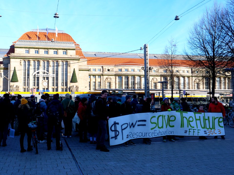 FFF 36C3 Demonstration Leipzig 2019-12-29 03