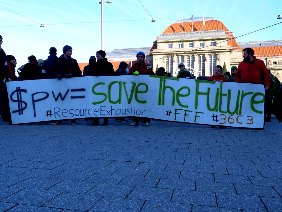 FFF 36C3 Demonstration Leipzig 2019-12-29 01